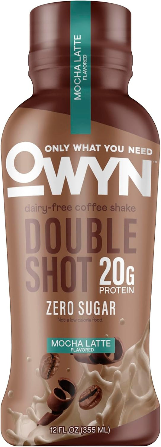 OWYN Only What You Need Mocha Latte Flavored 20g Protein Shake, 12 Ct