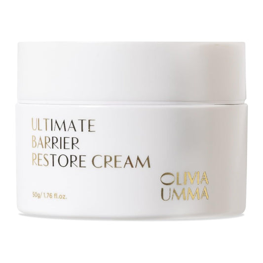 OLIVIAUMMA Ultimate Barrier Restore Cream Korean Skincare - Hydrating Face Moisturizer with Hyaluronic Acid - Nourishing & Firming Moisturizer Cream for All Skin Types - 50g