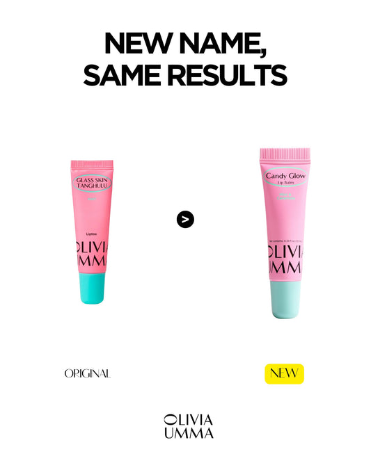 OLIVIAUMMA Mint Glass Skin Tanghulu Liptox - Korean Plumping Lip Balm with Peppermint, Shea Butter & Macadamia Seed Oil - Restore Dry Lips and Shine - Non-Sticky Lip Moisturizer - 10 ml