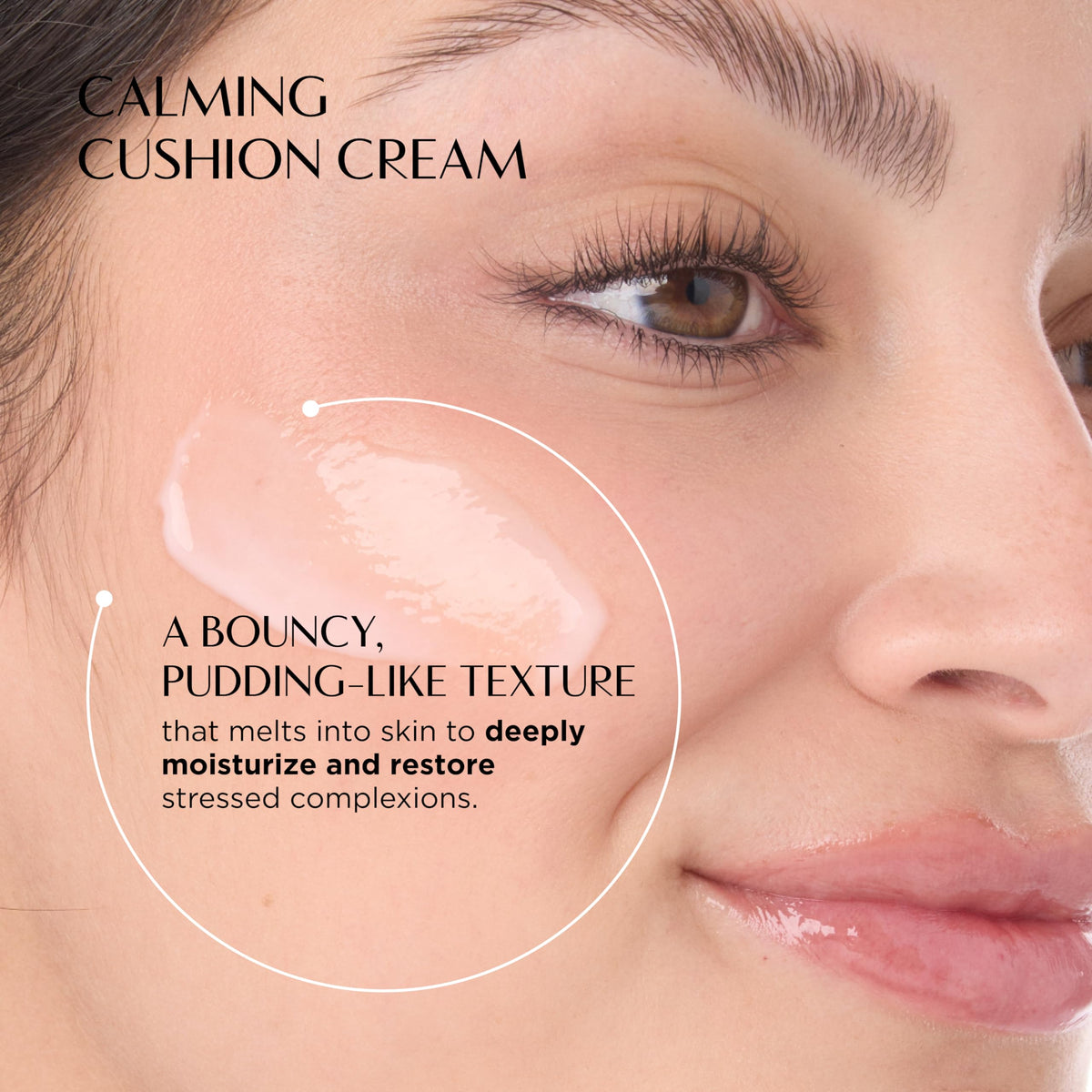 OLIVIAUMMA Pudding Calming Everyday Face Cream - Korean Moisturizer with Ceramide, Centella Asiatica & Aloe Vera for Skin Repair - Barrier Support & Hydration for Normal, Combination & Oily Skin - 50g