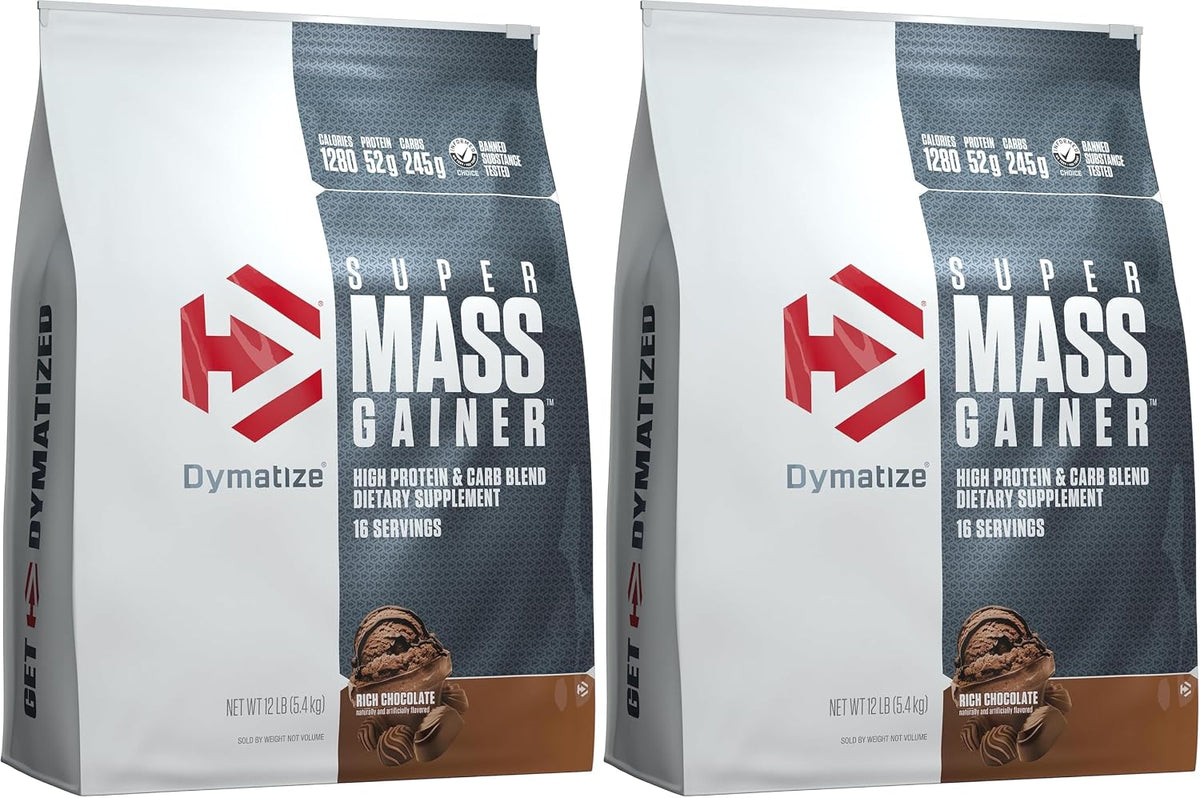 Dymatize Super Mass Gainer Protein Powder, 1290 Calories & 52g Protein, Mixes Easily, Tastes Delicious, Fruity Pebbles, 6 Pound (8 Servings)