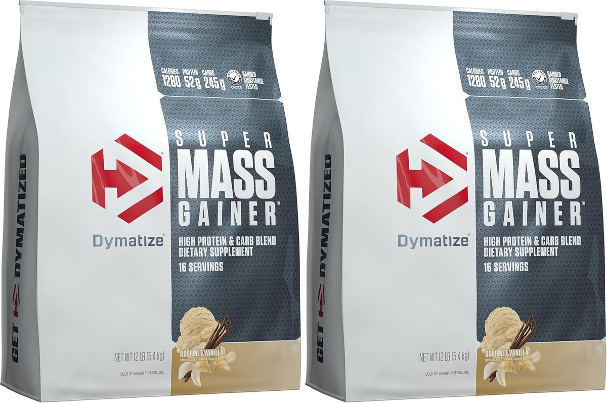 Dymatize Super Mass Gainer Protein Powder, 1290 Calories & 52g Protein, Mixes Easily, Tastes Delicious, Fruity Pebbles, 6 Pound (8 Servings)