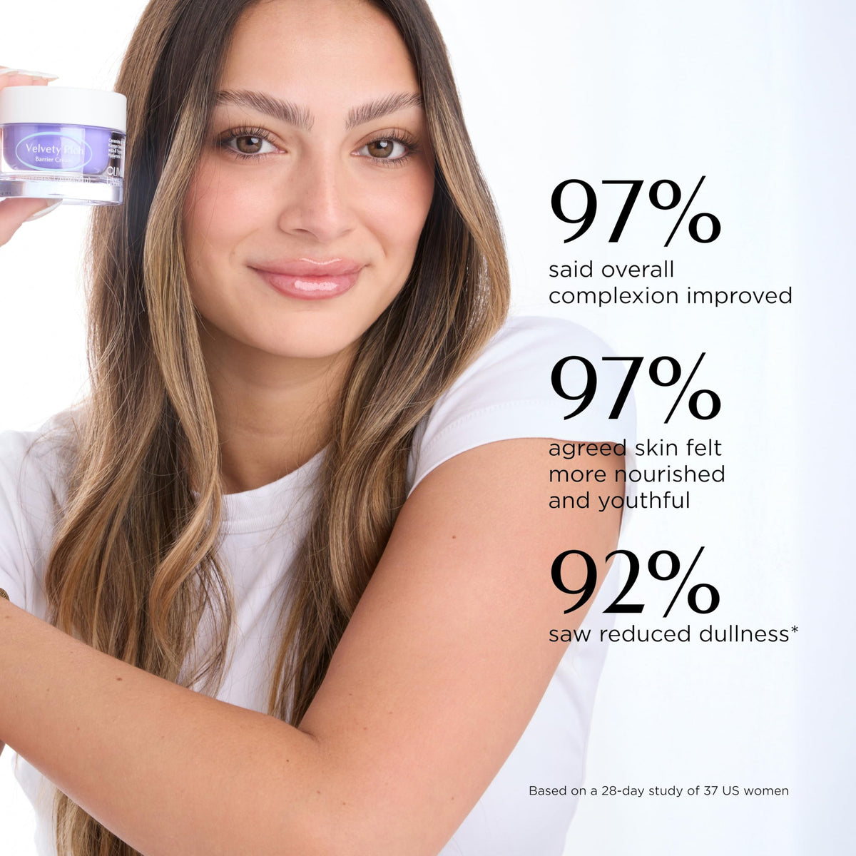 OLIVIAUMMA Velvety Rich Barrier Cream - Hydrating Face Cream with 6 Types of Hyaluronic Acid, Ceramide NP & Centella Asiatica - Nourishing & Firming Moisturizer Cream for All Skin Types - 50g