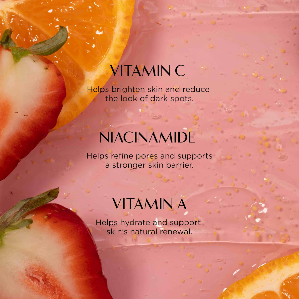 OLIVIAUMMA Jelly Brightening Serum with Vitamin C & Niacinamide - Korean Face Serum with Tangerine - Visibly Brightens, Supports Collagen & Evens Skin Tone - Face Serum for Dull, Uneven Skin - 40ml
