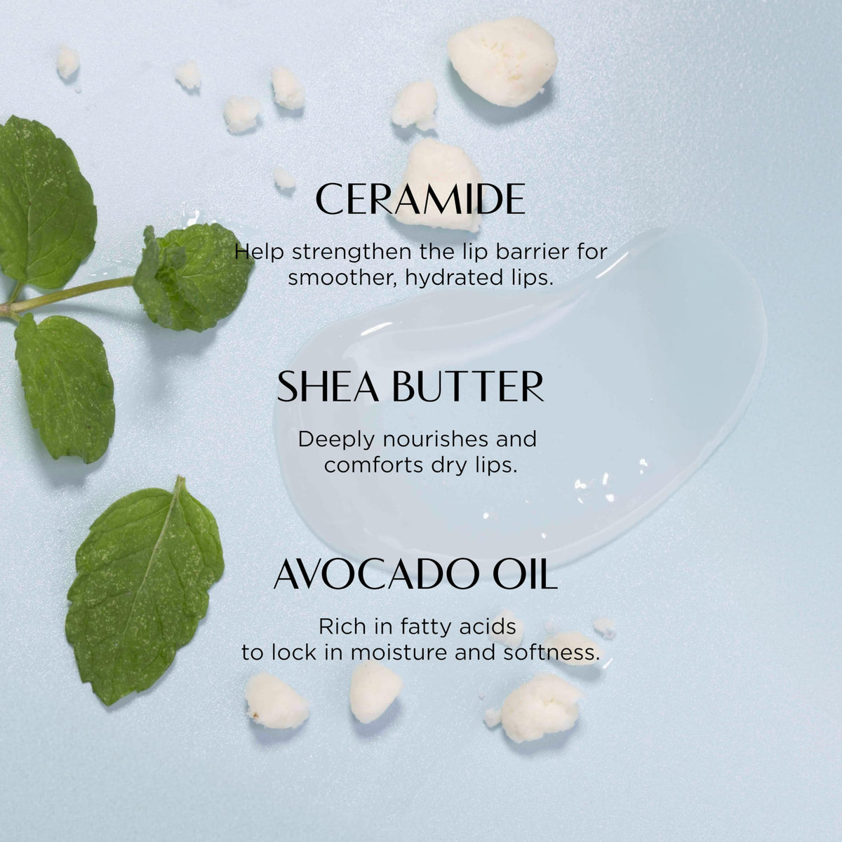 OLIVIAUMMA Candy Glow Lip Balm Mint - Sheer Lip Tint with Ceramide & Shea Butter - High-Shine, Non-Sticky Hydrating Lip Moisturizer - Softens Dry Lips with a Glossy Finish - 10ml